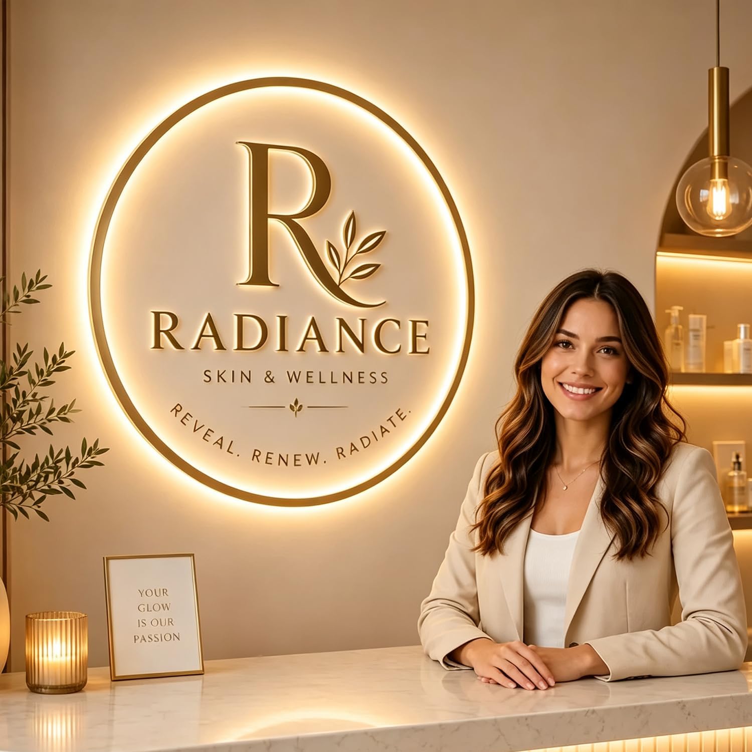 Enseigne Au Néon Avec Logo Personnalisé, Enseigne Au Néon Pour Décoration Murale